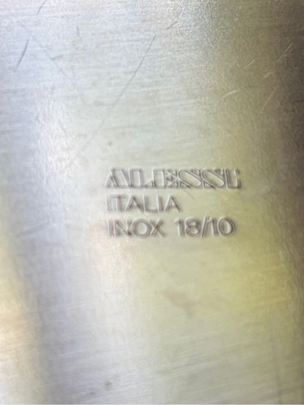 Vintage rare Alessi Italia Inox 18/10 stainless steel bowl. Designer. Gorgeous - Picture 3 of 11